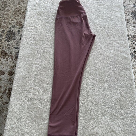 Bundle High-Waisted Yoga Leggings Bundle Black & Mauve Full Length Womens S - Picture 4 of 12